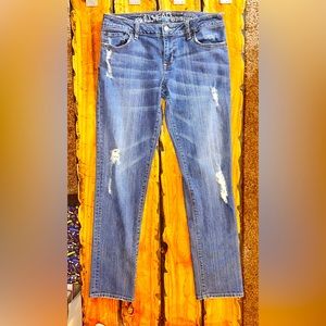 Bullhead Surfside distressed Boyfriend jeans size 1/womens 2!